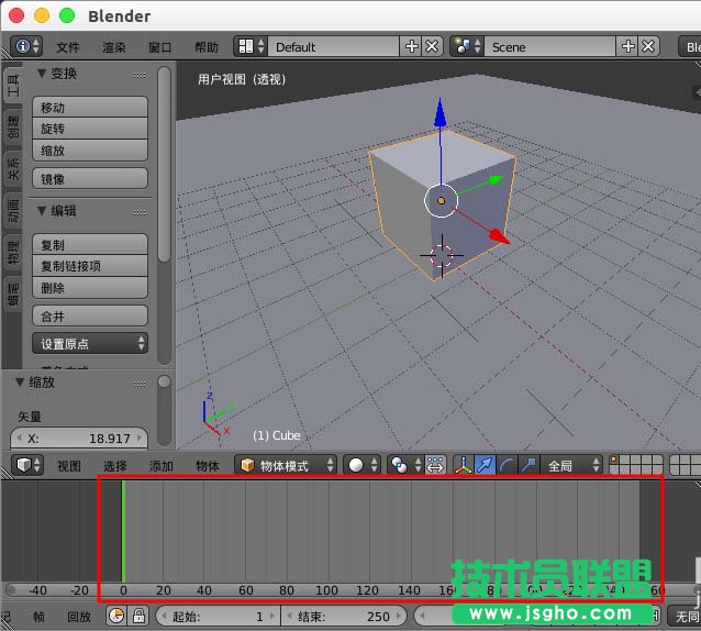 blender默認(rèn)動(dòng)畫只模擬250幀怎么解決