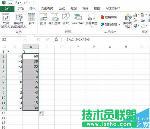 Excel2016要怎么繪制函數(shù)圖像