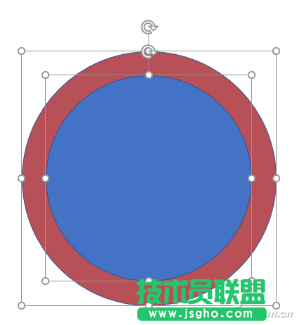 PPT如何制作疊加半環(huán)圖 三聯(lián)