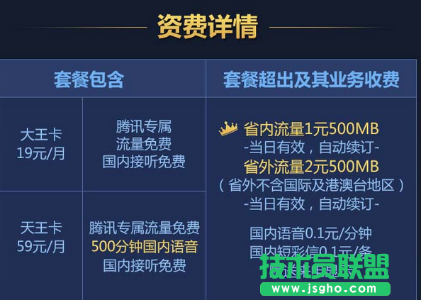 騰訊天王卡費(fèi)用是多少 騰訊天王卡套餐費(fèi)用詳情 三聯(lián)