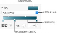 Keynote怎么漸變填充顏色