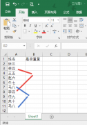 Excel如何利用函數(shù)快速找到重復(fù)項(xiàng)目