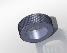 如何用solidworks繪制滾花零件
