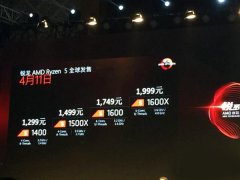 AMD Ryzen 5/Ryzen 3處理器模擬游戲?qū)崪y(cè)