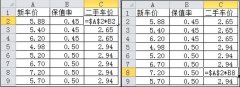 excel在公式拖動時如何保持某個數(shù)值不變