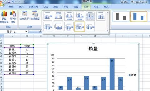 excel中怎么使柱狀圖顯示數(shù)據(jù)