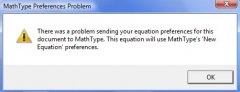 MathType插入公式錯誤的解決辦法