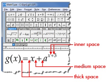 MathType空格鍵