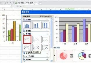 wps文字怎樣制作折線圖