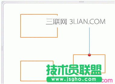 單擊要重新連接到其他形狀的連接線。