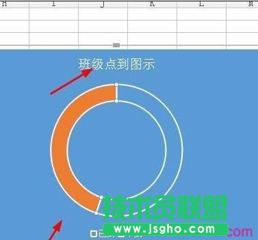WPS表格怎么制作百分百環(huán)形圖