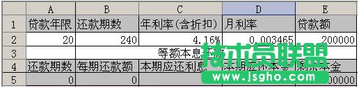 WPS表格計算按揭貸款月供明細(xì)賬教程