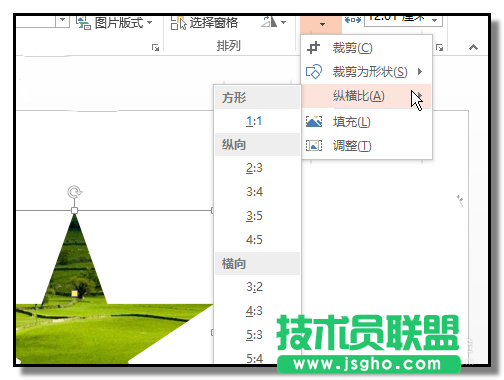 PPT如何將圖片裁剪成立體五角星樣式