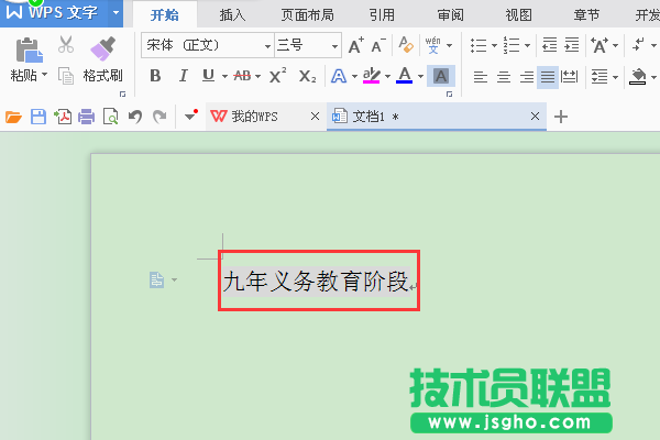 WPS文字如何設(shè)置字符底紋