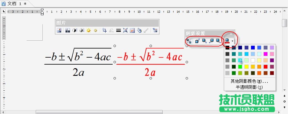 WPS文字給公式變顏色教程