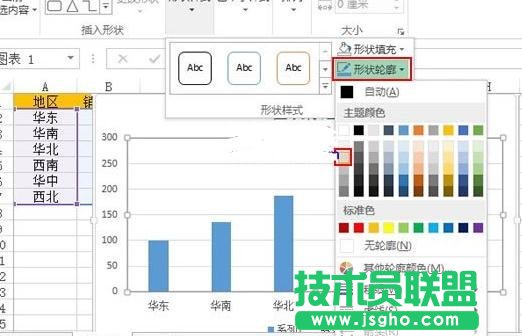 Excel中如何制作柱形目標(biāo)進(jìn)度圖