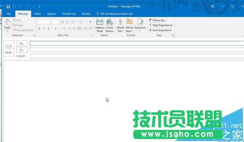 outlook2013郵件中怎么刪除回車符號(hào)?   三聯(lián)