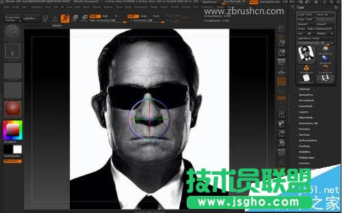 ZBrush背景圖不能縮放怎么使用參考圖設(shè)置大小?   三聯(lián)