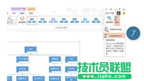 PPT怎么插入組織結構圖