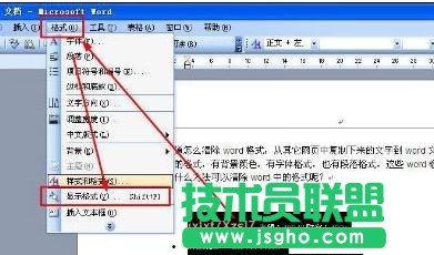 word怎么取消帶格式的