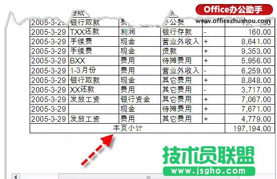 制作帶有頁(yè)小計(jì)的Excel數(shù)據(jù)表