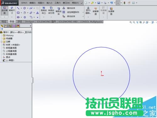 solidworks怎么拉伸凸臺?   三聯(lián)