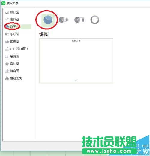 WPS表格中怎么插入餅形圖?