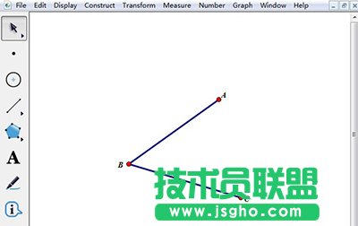 幾何畫板中用度數(shù)標注角度圖文教程   三聯(lián)