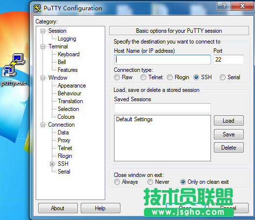 技術(shù)員聯(lián)盟：win7 64位中使用putty登錄centos的方法？ 1