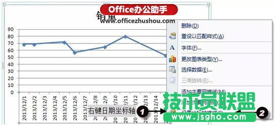 使用Excel繪制簡單折線圖的方法