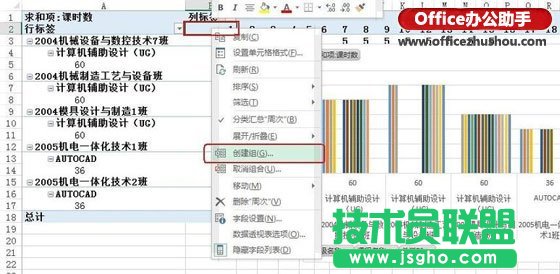 Excel中數(shù)據(jù)透視圖在教師課時(shí)數(shù)據(jù)統(tǒng)計(jì)中的應(yīng)用