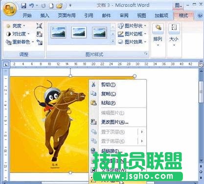 word2007怎么裁剪插入的圖片