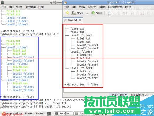 linux下怎么用tree命令以樹形結(jié)構(gòu)顯示文件目錄結(jié)構(gòu)？