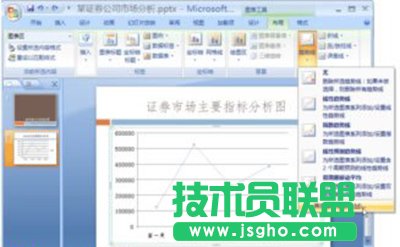 powerpoint2007分析圖表怎么制作   三聯(lián)