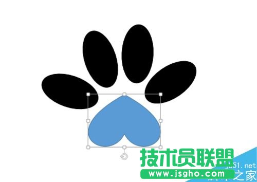 ppt怎么制作小狗腳??？