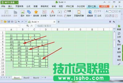 金山wps表格照相機