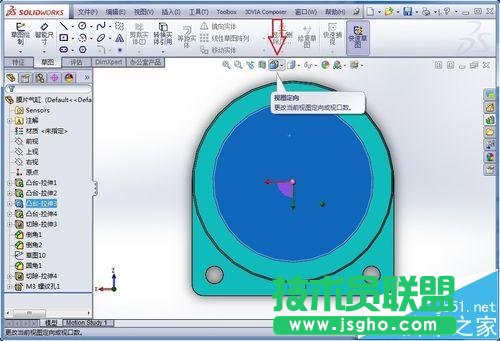 SolidWorks標(biāo)準(zhǔn)視圖怎么做?