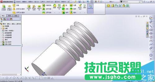 solidworks繪制螺紋的兩種方法