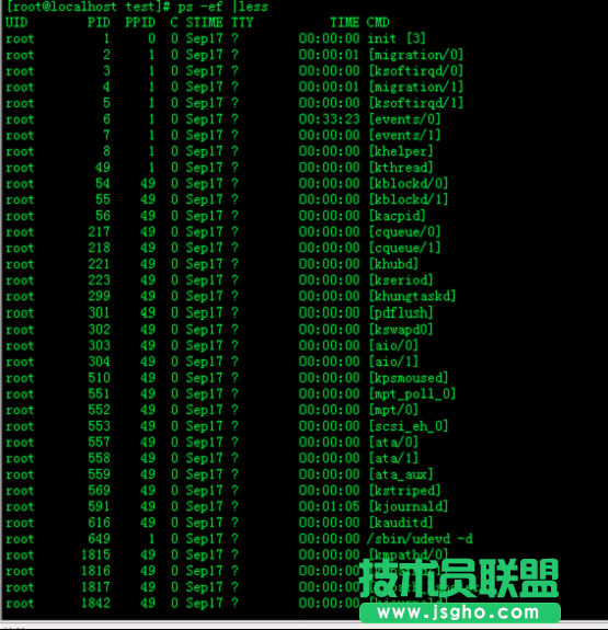 linux中l(wèi)ess命令使用詳解