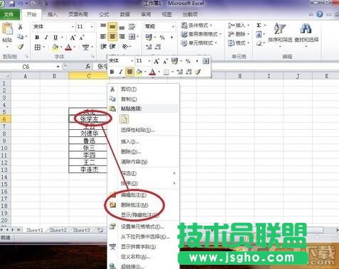 Excel2010批注中怎么插入文字 Excel2010批注中文字插入的方法