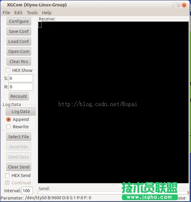 linux下串口調(diào)試工具xgcom安裝    三聯(lián)