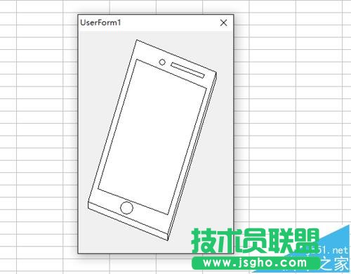 excel中怎么在窗體中繪制iPhone4模型?