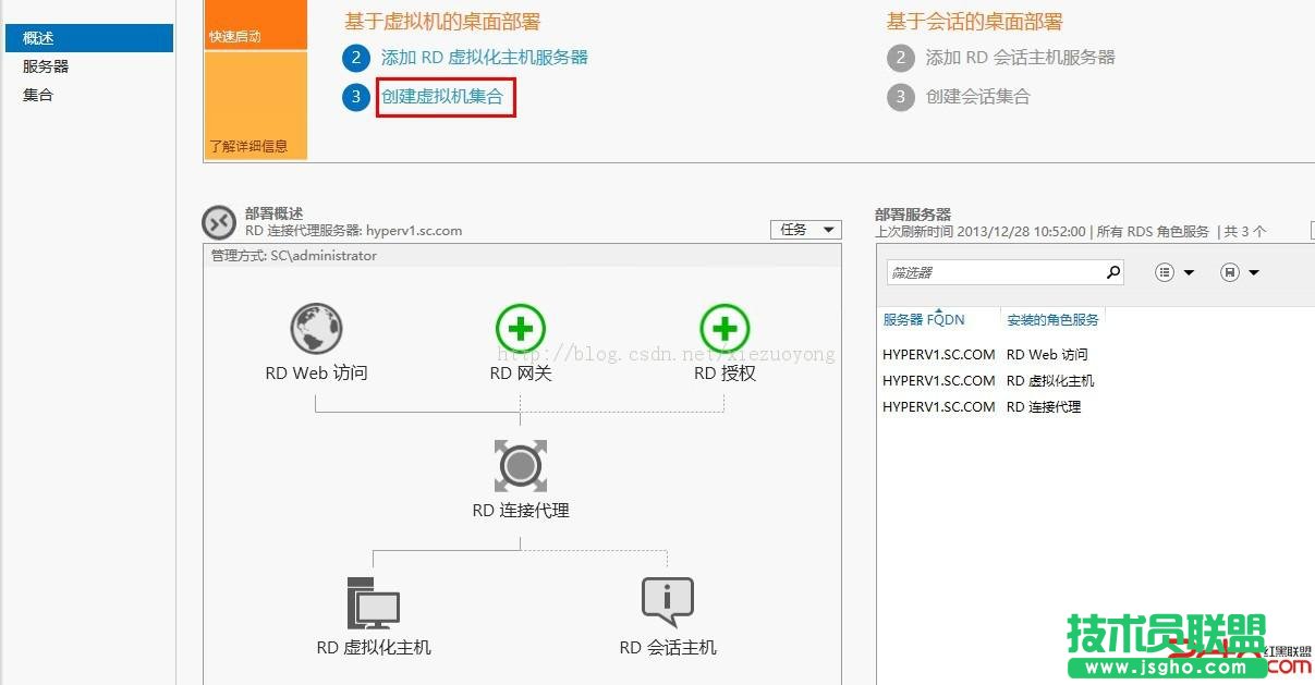 WindowsServer2012VDI標(biāo)準(zhǔn)部署之創(chuàng)建虛擬機(jī)集合