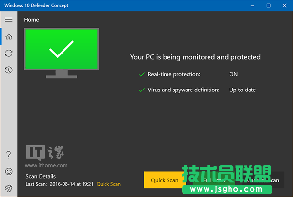 Win10 RS2版Windows Defender概念“應(yīng)用”如何下載安裝 三聯(lián)