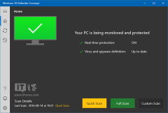 Win10 RS2版Windows Defender概念“應(yīng)用”如何下載安裝