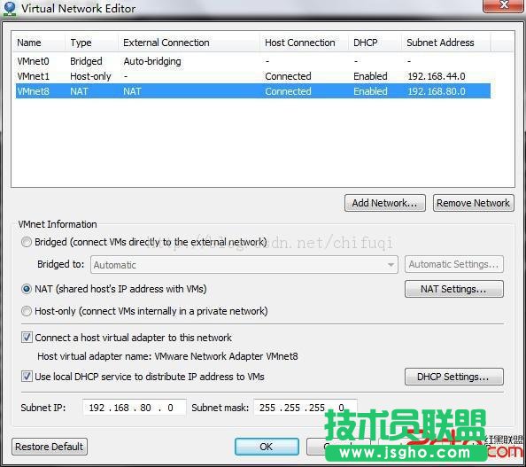 VMware中FreeBSD系統(tǒng)采用NAT方式上網(wǎng)