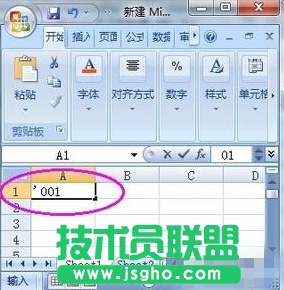 Excel2010單元格輸入0開頭數(shù)字不顯示怎么辦   三聯(lián)