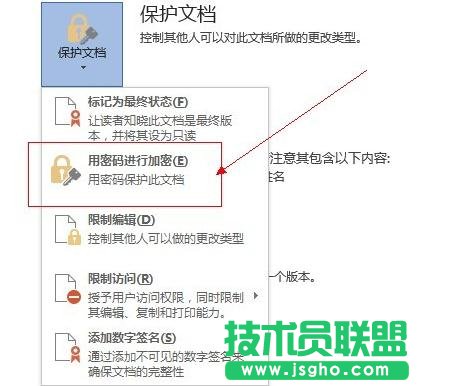 word2013文檔加密的兩種技巧