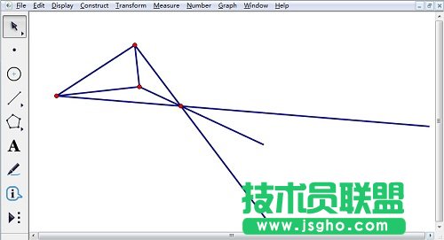 將縮放后的線段旋轉(zhuǎn)180度