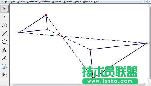 連接旋轉(zhuǎn)后線段頂點(diǎn)